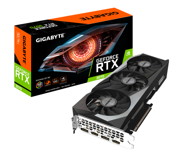 GIGABYTE GeForce RTX 3070 GAMING OC 8GB 2.0 GDDR6 256bit LHR 2DP/2HDMI GV-N3070GAMING OC-8GD 2.0 - 671978 - zdjęcie 8